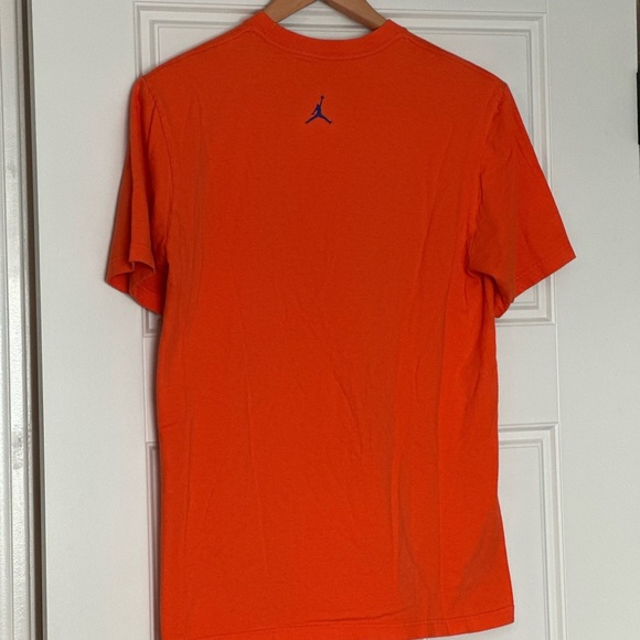 Nike Jordan Retro 8 Wheeler T-Shirt Bright Citrus Size M - Picture 4 of 4